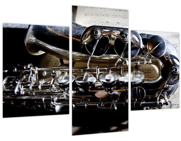 Obraz - Saxofón (90x60 cm)