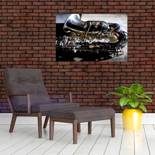 Obraz - Saxofón (90x60 cm)