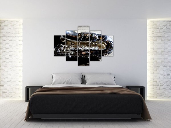Obraz - Saxofón (150x105 cm)