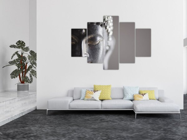 Obraz - Socha Budhu (150x105 cm)