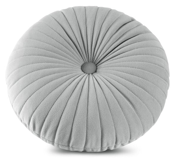 DEKORAČNÝ VANKÚŠ VELVET68 (FI) 40 CM STRIEBORNÁ