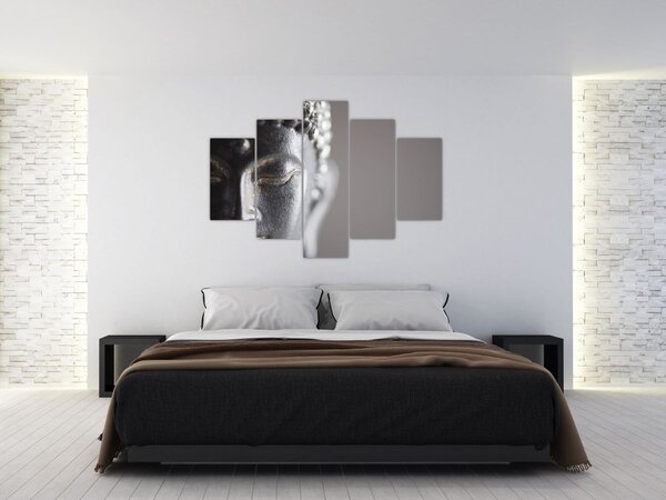 Obraz - Socha Budhu (150x105 cm)