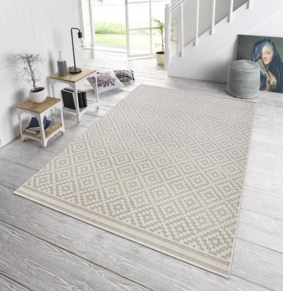 Hanse Home , Kusový koberec Meadow 102467 – na von aj na doma, 80x150, šedá, chodba / predsieň
