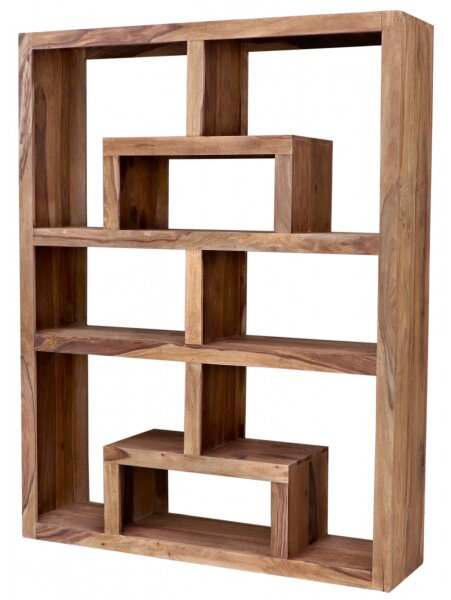 Knižnica Tara 140x180x35 indický masív palisander