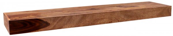 Polica na stenu Tara 100x22 indický masív palisander