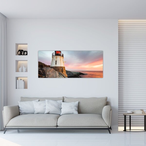 Obraz - Maják Castle Hill (120x50 cm)