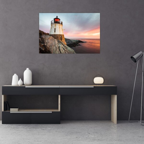 Obraz - Maják Castle Hill (90x60 cm)