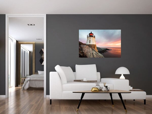 Obraz - Maják Castle Hill (90x60 cm)