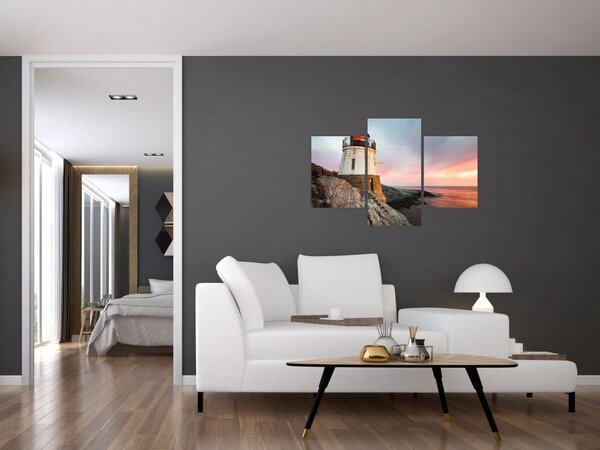 Obraz - Maják Castle Hill (90x60 cm)