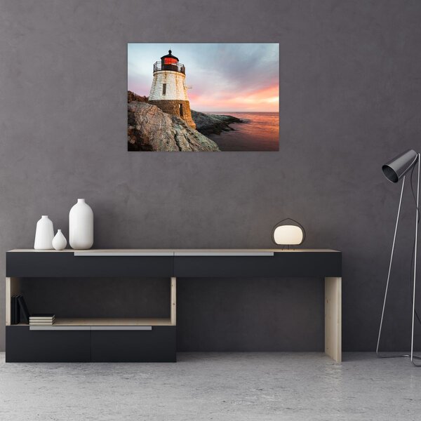 Obraz - Maják Castle Hill (70x50 cm)