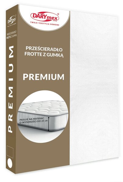 FROTÉ PRESTIERADLO PREMIUM 90X200 CM BIELE