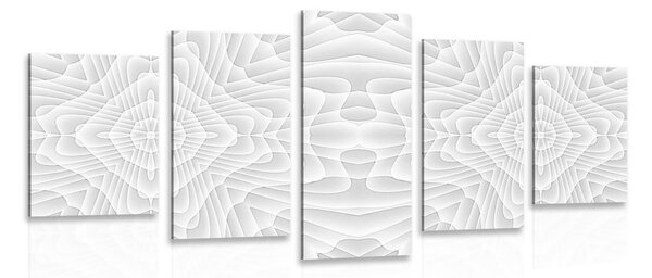 5-dielny obraz s kaleidoskopovým vzorom