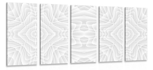 5-dielny obraz s kaleidoskopovým vzorom