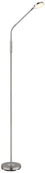 Globo 58504SN LED stojacia lampa SILVIO | 6.5W integrovaný LED zdroj | 350lm | 2700/3350/4000K | vypínač