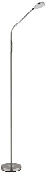 Globo 58504SN LED stojacia lampa SILVIO | 6.5W integrovaný LED zdroj | 350lm | 2700/3350/4000K | vypínač