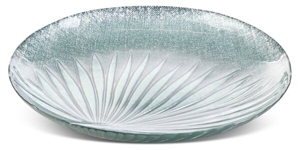 DEKORAČNÝ SKLENENÝ TANIER BENA (01) MÄTOVÁ
