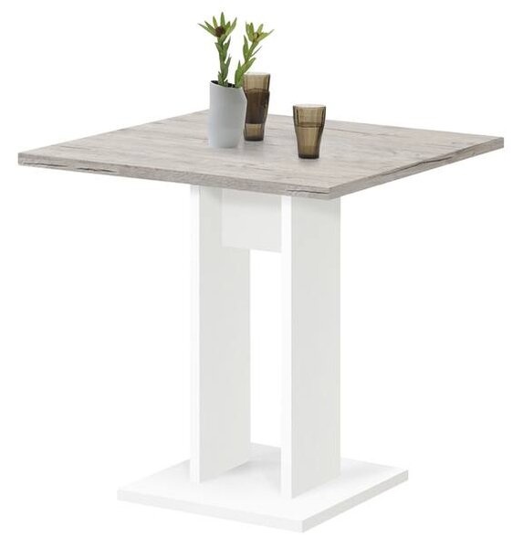 Jedálenský stôl BANDOL 1 dub pieskový/biela