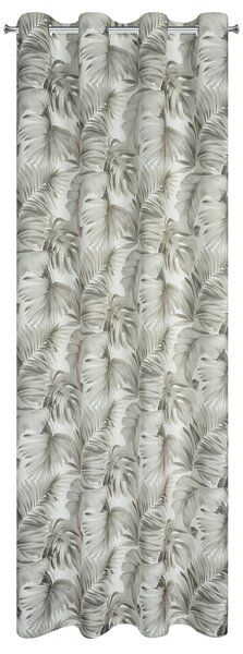 ZATEMŇOVACÍ ZÁVES NA KRÚŽKOCH ZORA 140X250 CM LISTY