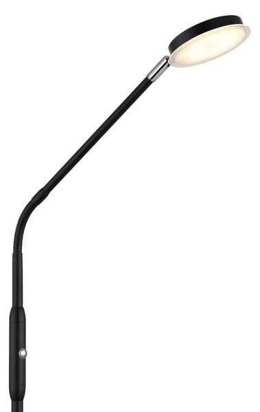 Globo 58504SS LED stojacia lampa SILVIO | 6.5W integrovaný LED zdroj | 350lm | 2700/3350/4000K | vypínač