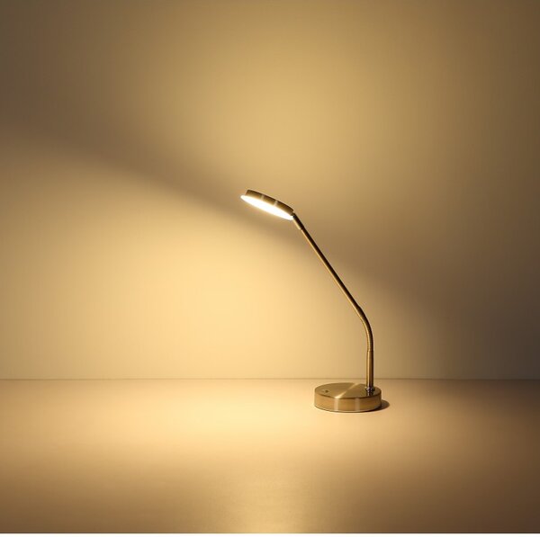 Globo 58504TN LED stolná lampička SILVIO | 6.5W integrovaný LED zdroj | 350lm | 2700/3350/4000K | vypínač