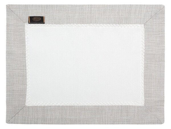 SADA 4 KS PRESTIERANIE NA STÔL EMMA 30X40 CM BIELY
