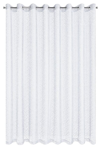 ZÁCLONA NA KRÚŽKOCH AMANDA 300 CM X 250 CM BIELA