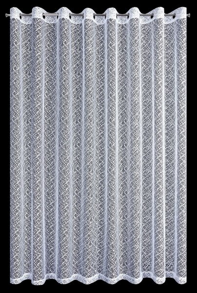 ZÁCLONA NA KRÚŽKOCH AMANDA 300 CM X 250 CM BIELA