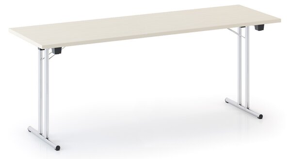 Skladací konferenčný stôl FOLDING, 180x80 cm, breza