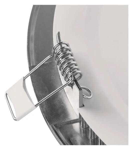 LED podhľadové svietidlo NEXXO LED/7W/230V 3000/3500/4000K strieborné pr. 12 cm