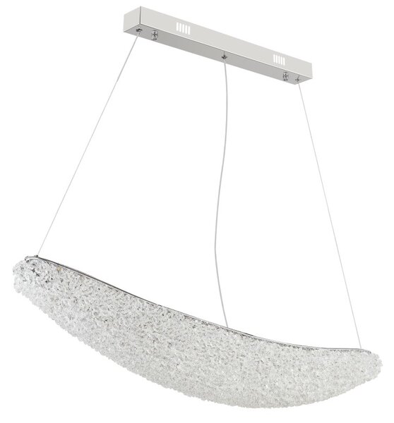 Globo 68524-40 LED závesné stropné svietidlo KRISTALLA | 40W integrovaný LED zdroj | 3400lm | 2700-6000K