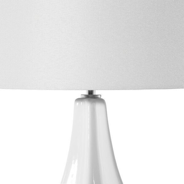 Stolná lampa svetlobéžová porcelán umelý hodváb okrúhle bubnové tienidlo 60 cm moderný glamour štýl obývačka spálňa
