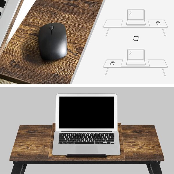 SONGMICS Stolík na notebook so zásuvkou veľký