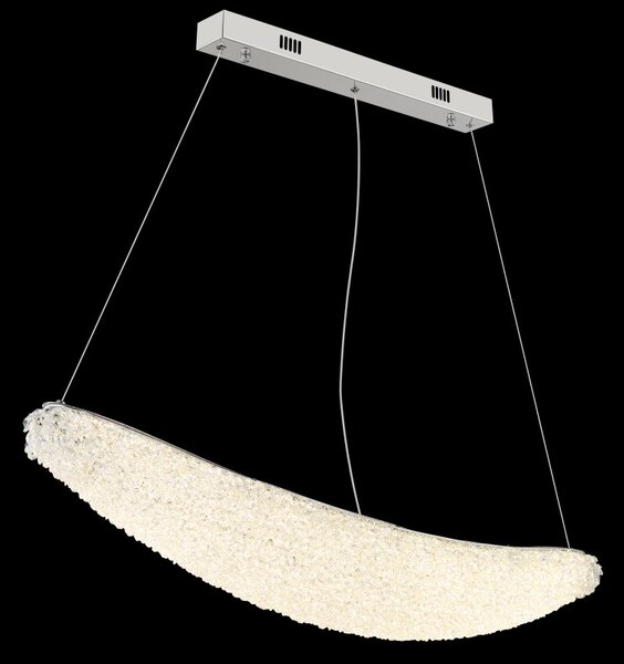 Globo 68524-40 LED závesné stropné svietidlo KRISTALLA | 40W integrovaný LED zdroj | 3400lm | 2700-6000K