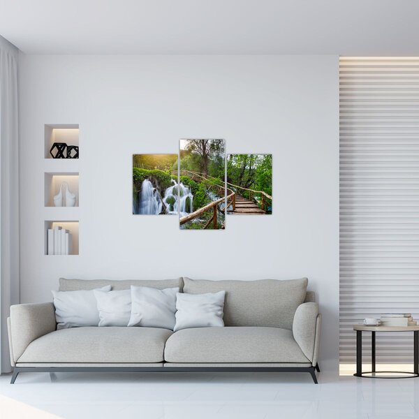 Obraz - Plitvické jazerá (90x60 cm)