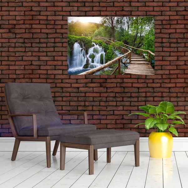 Obraz - Plitvické jazerá (90x60 cm)