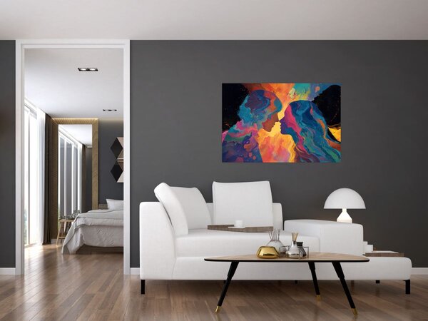 Obraz - Vesmírna láska (90x60 cm)