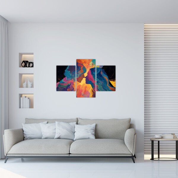 Obraz - Vesmírna láska (90x60 cm)