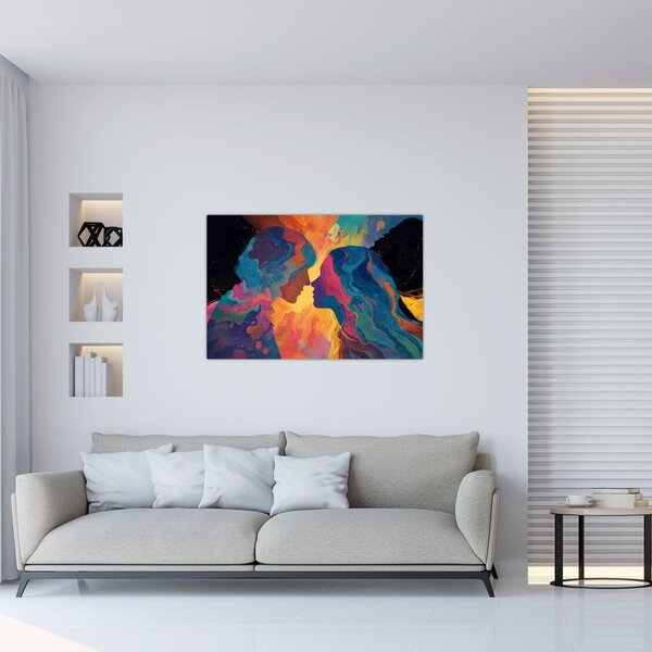 Obraz - Vesmírna láska (90x60 cm)