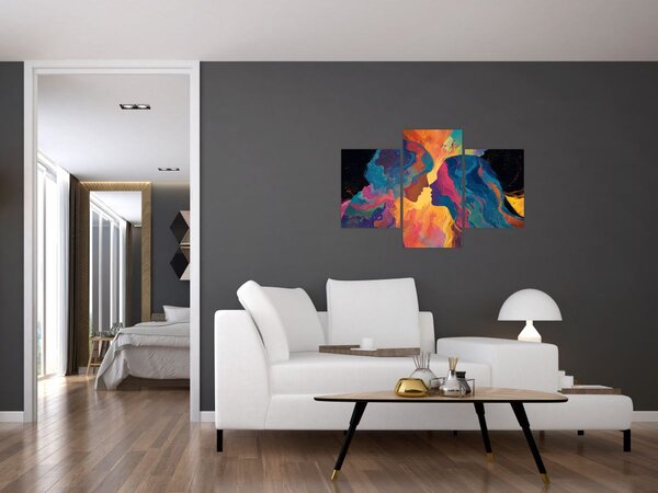 Obraz - Vesmírna láska (90x60 cm)