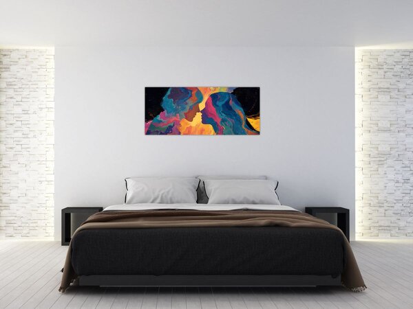 Obraz - Vesmírna láska (120x50 cm)