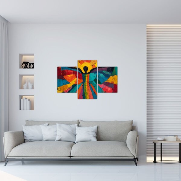 Obraz - Maľovaný anjel (90x60 cm)