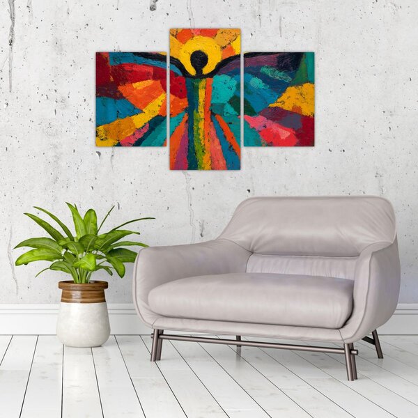 Obraz - Maľovaný anjel (90x60 cm)
