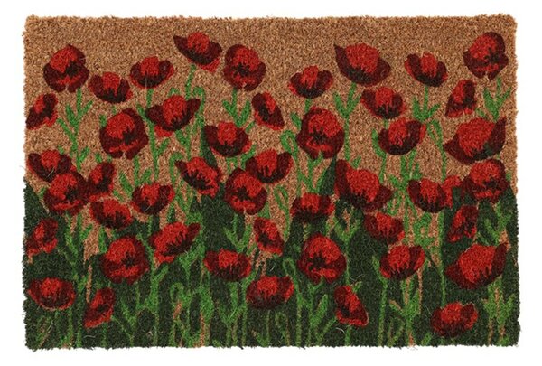 Vonkajšia rohožka Poppies, 60x40 cm