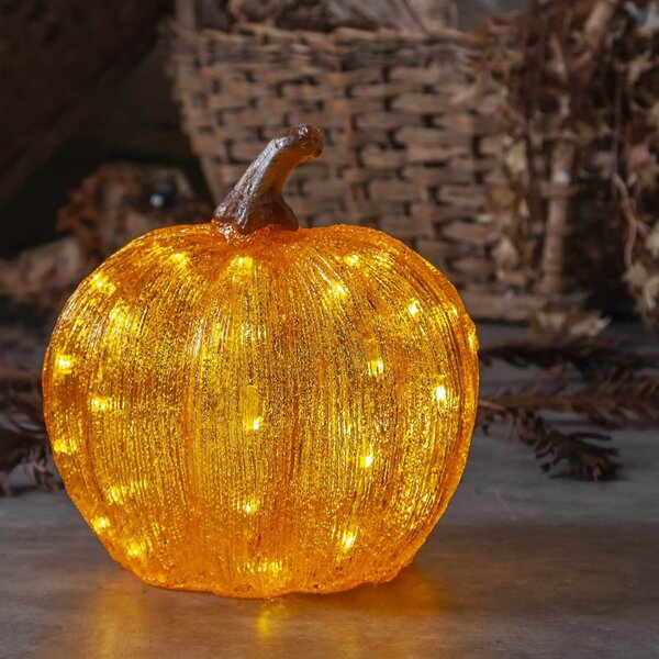 Vonkajšie LED osvetlenie Harvy Pumpkin 20 cm