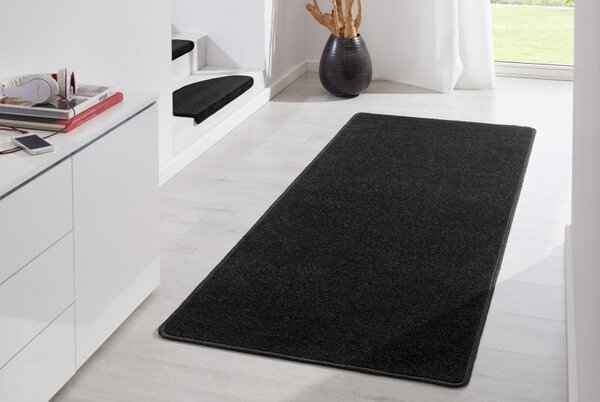 Hanse Home, Kusový koberec Fancy 103004 Schwarz - čierny, 80x200, čierna, obývacia izba