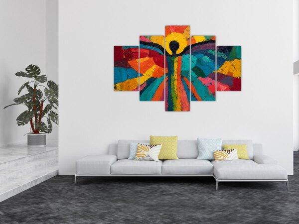 Obraz - Maľovaný anjel (150x105 cm)