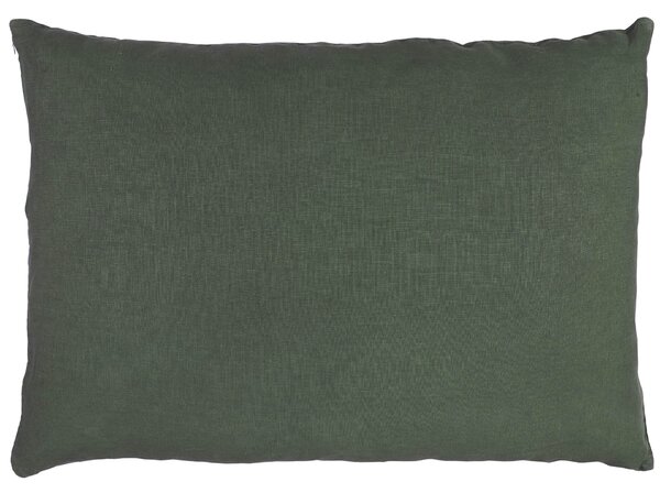 Ľanový poťah na vankúš Myrtle Green 50 × 70 cm