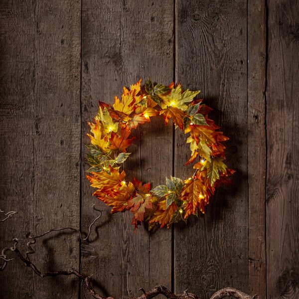 Svietiaci veniec Autumn 45 cm