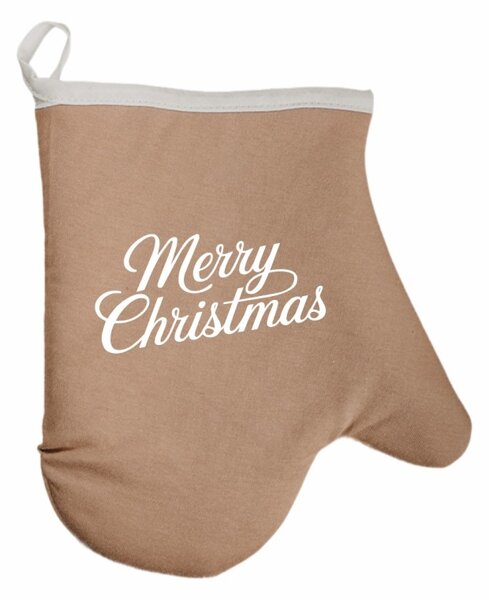 Vianočná kuchynská rukavica Merrymas EMI, červená