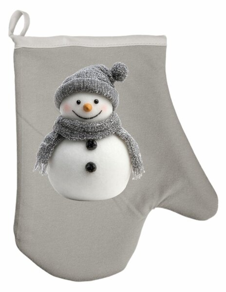 Vianočná kuchynská rukavica Snowbean EMI, čierna